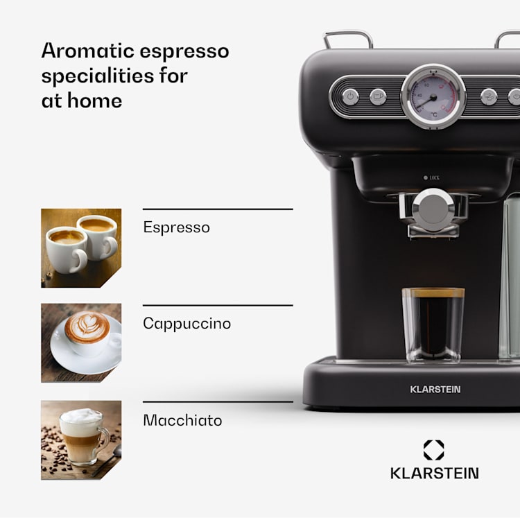 Espressionata Evo espresso machine 950 W 19 bar 1.2 L 2 cups Black