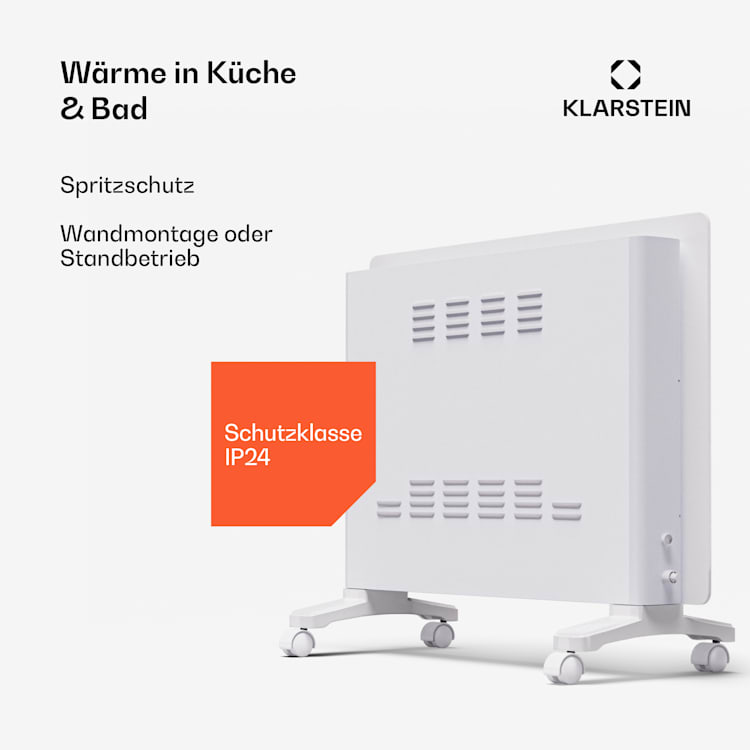 Bornholm Smart 1500 Konvektions-Heizgerät 1500W WiFi LED IP24 1500 W | Weiß