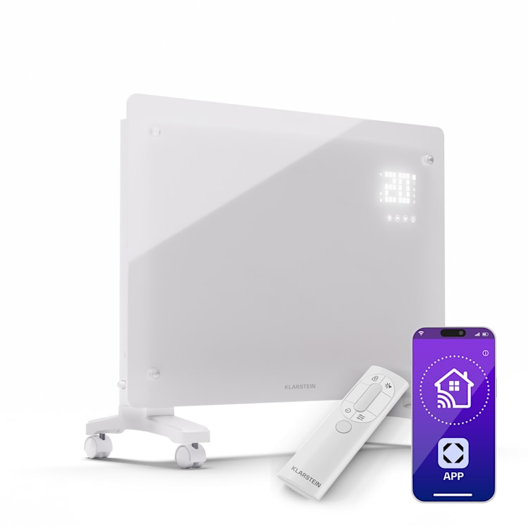 Bornholm Smart 1500 Konvektions-Heizgerät 1500W WiFi LED IP24 1500 W | Weiß