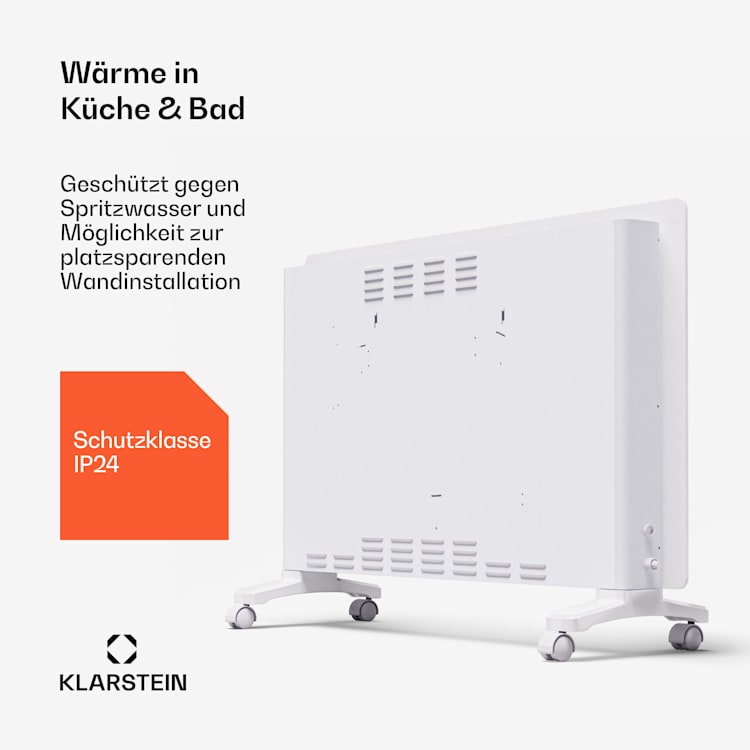 Bornholm Smart 2500 Konvektions-Heizgerät 2500W WiFi LED IP24 2500 W | Weiß