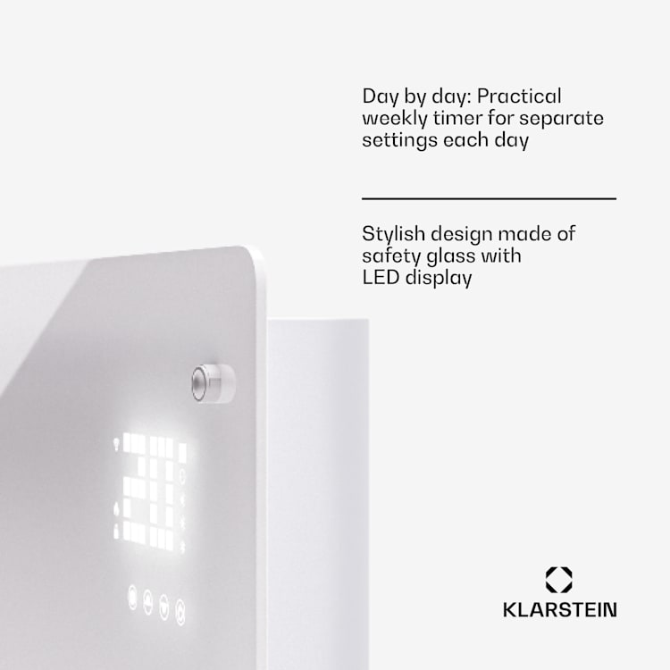 Bornholm Smart 2500, konvektomat, 2500W, WiFi, LED, IP24 2500 W | BIjela