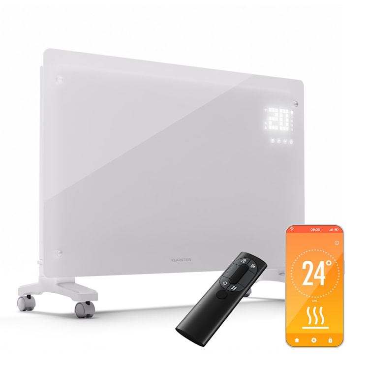 Bornholm Smart 2500 Konvektions-Heizgerät 2500W WiFi LED IP24 2500 W | Weiß