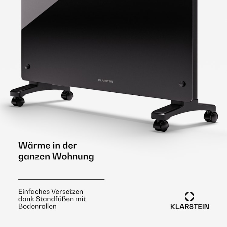 Bornholm Smart 2500 Konvektions-Heizgerät 2500W WiFi LED IP24 2500 W | Schwarz