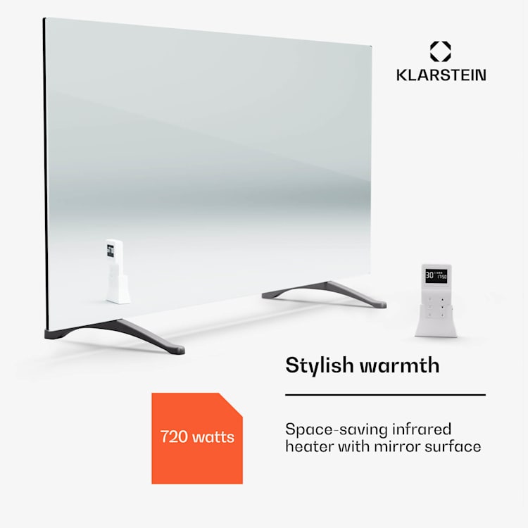 Marvel Mirror 720, отоплител, 720 W, седмичен таймер, огледало Квадрат | 720 W