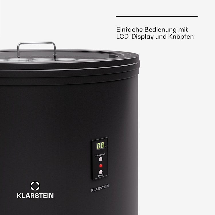 Mr. Barbot 50 Getränkekühler Barkühlschrank 50Ltr 0-16 °C mobil 50 Ltr | Schwarz
