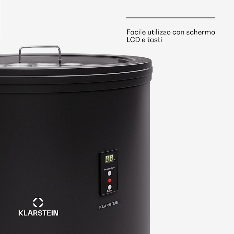 Mr. Barbot 50 - Frigorifero per bevande, frigobar, 50 litri, 0-16 °C, mobile 50 Ltr | Nero