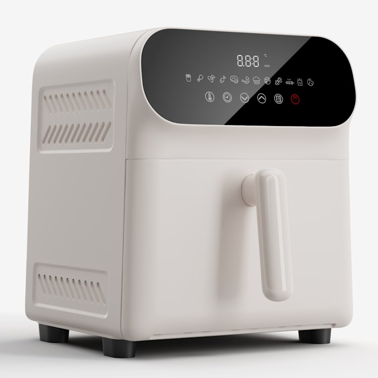 AeroCrisp 6 Digital Heißluftfritteuse 1700W 6 Ltr 12 Programme Touch Digital | 6 Ltr | Sand