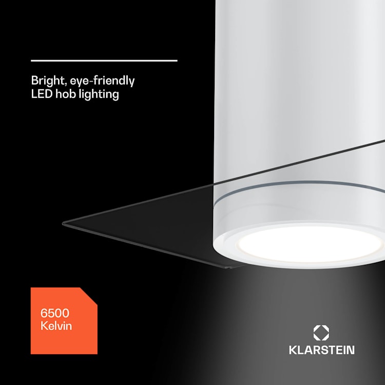 Beretta Premium eilandafzuigkap app afzuig-/recirculatiesysteem 544 m³/h led actief koolfilter Wit