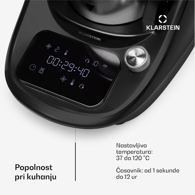 Aria Smart, kuhinjski robot, 1700 W, 3,3 l, aplikacijski nadzor, nastavek za paro