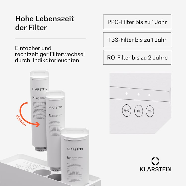 PureFina 600 Wasserfiltersystem Umkehrosmose 600 GPD 2270 L/d