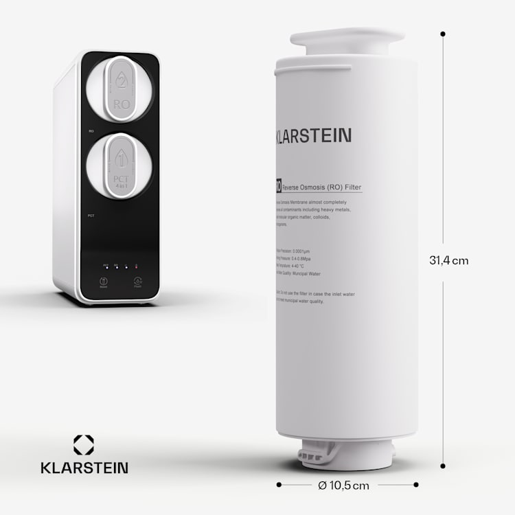 PureLine 400 RO-Filter Zubehör / Ersatz Umkehrosmose 400 GPD 1500 L/d 400 GPD | Weiß