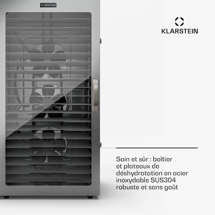 Captain Jerky 200 voedseldroger 2000 W 30-90 °C 24h-timer rvs 20 stages