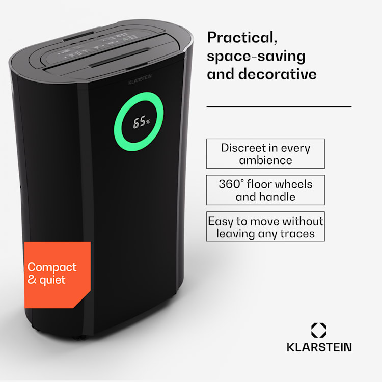 DryFy Pro Connect 20, odvlhčovač, WiFi, kompresia, 20l/d, 20-30m² Antracit