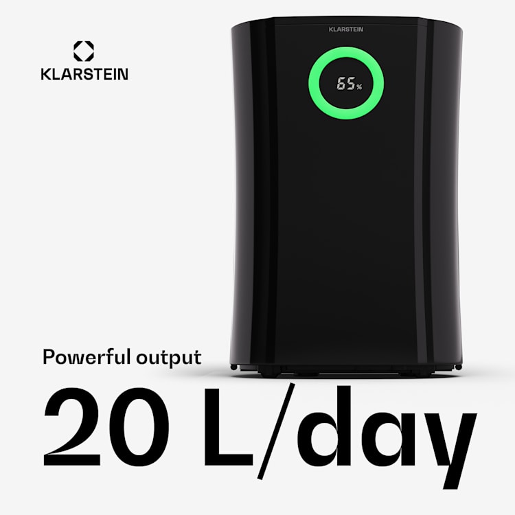 DryFy Pro Connect 20, odvlhčovač, WiFi, kompresia, 20l/d, 20-30m² Antracit