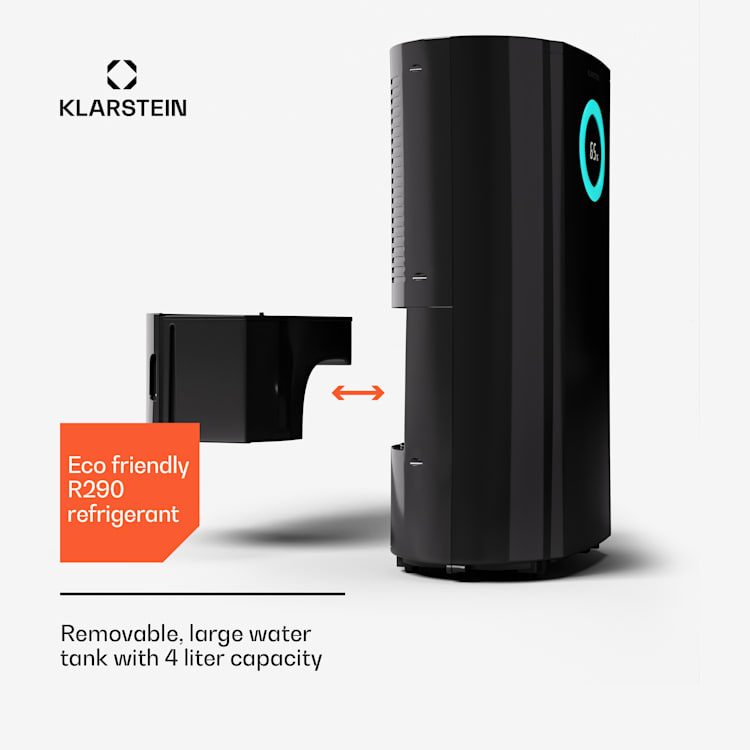 DryFy Pro Connect 20, odvlhčovač, WiFi, kompresia, 20l/d, 20-30m² Antracit