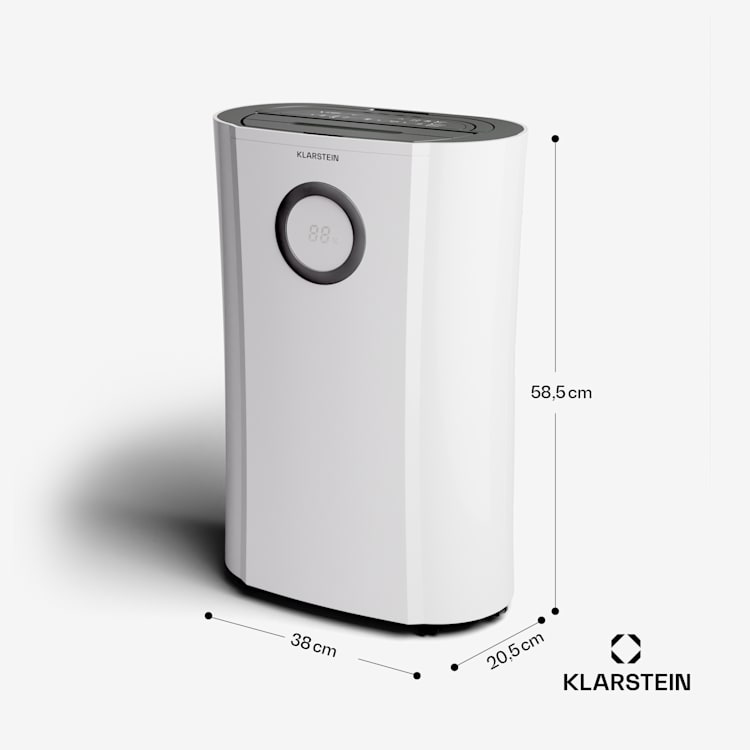 DryFy Pro Connect 20, dezumidificator, Wifi, compresie, 20l/zi, 20-30m² Alb