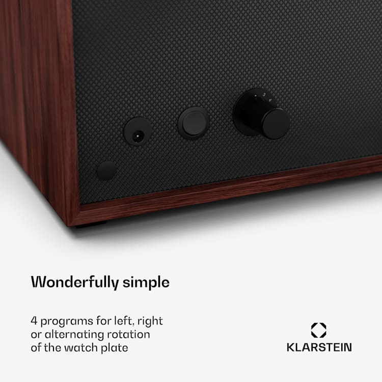 Brienz 3 watch winder, 3 watches, 4 modes, wood look, blue interior lighting 3 watches | Walnut