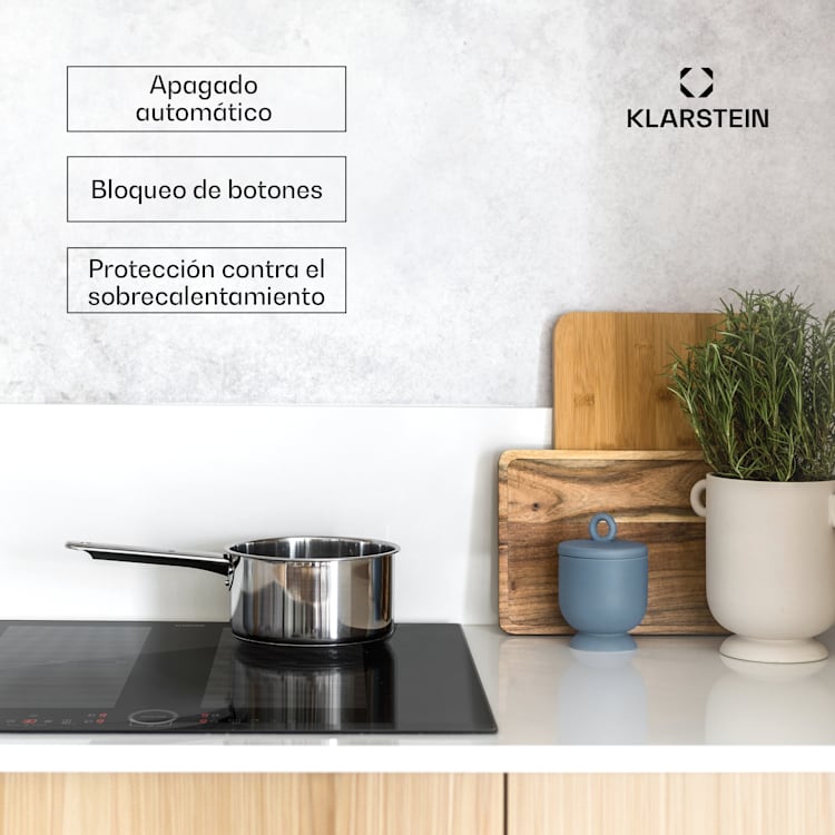 Delicatessa 70 Flex Placa de inducción encastrable 4 zonas 7000 W Vitrocerámica Flex | 70 cm | Negro
