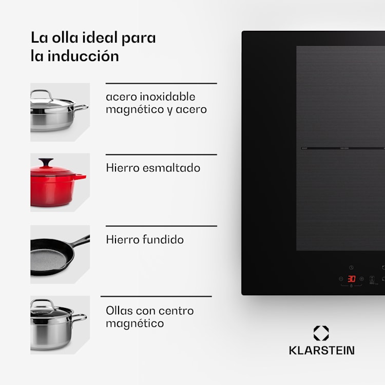 Delicatessa 70 Flex Placa de inducción encastrable 4 zonas 7000 W Vitrocerámica Flex | 70 cm | Negro