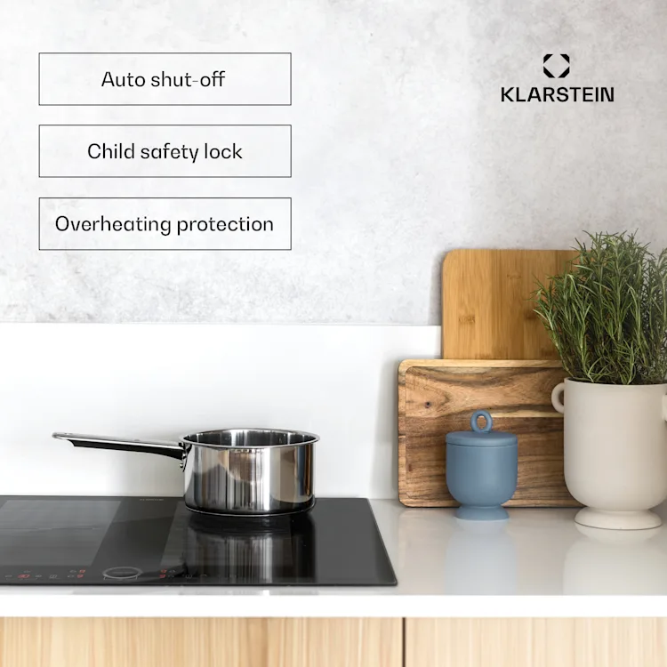 Delicatessa 90 Hybrid Prime built-in induction hob 5 zones 7200W self-sufficient Hybrid | 90 cm | Black