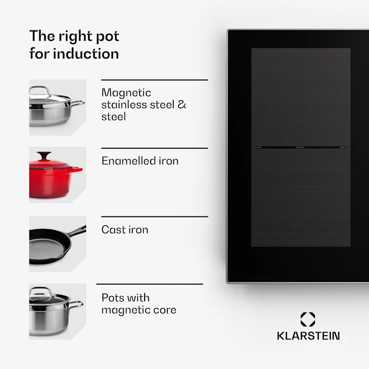 Delicatessa 90 Hybrid Prime built-in induction hob 5 zones 7200W self-sufficient Hybrid | 90 cm | Black