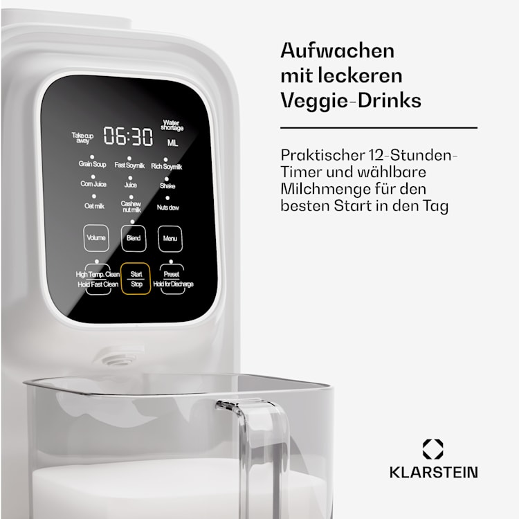 Loire 4-in-1 Vegan Drink Maker 800/1200W 1200ml Touch herausnehmbarer Wassertank