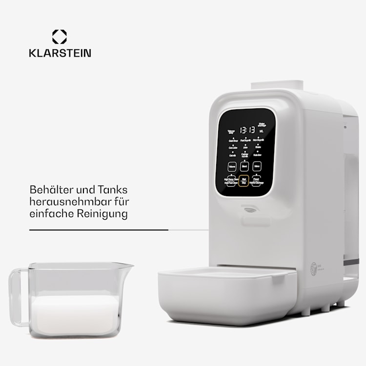 Loire 4-in-1 Vegan Drink Maker 800/1200W 1200ml Touch herausnehmbarer Wassertank