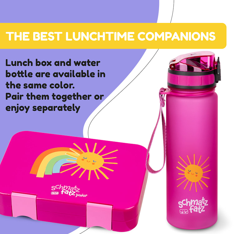 schmatzfatz Бутилка за пиене Спортна бутилка 500 ml 24 cm Tritan 500 ml | Purple Sun