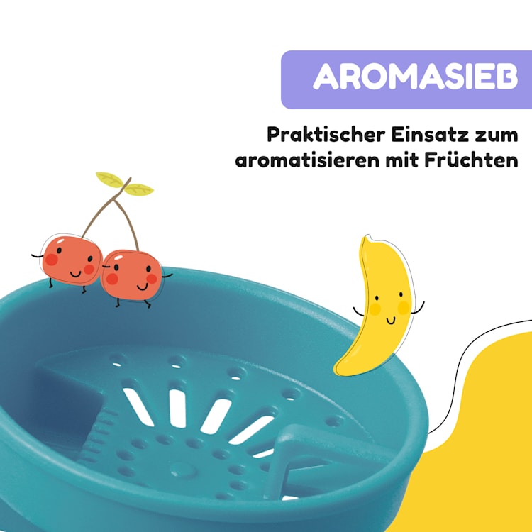 schmatzfatz Trinkflasche Sportflasche 500 ml 24 cm Tritan 500 ml | Petrol
