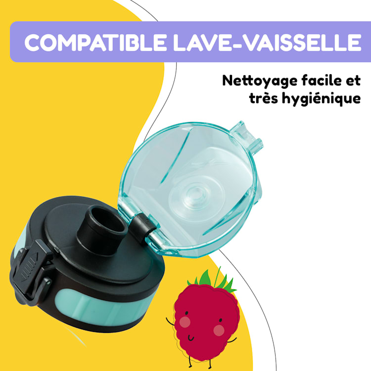 schmatzfatz couvercle de remplacement Hauteur : 4,5 cm Diamètre : 7 cm Sans BPA