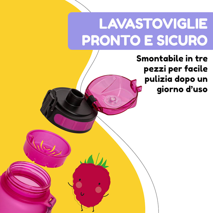 Wakaba - Borraccia da 800 ml, Tritan senza BPA