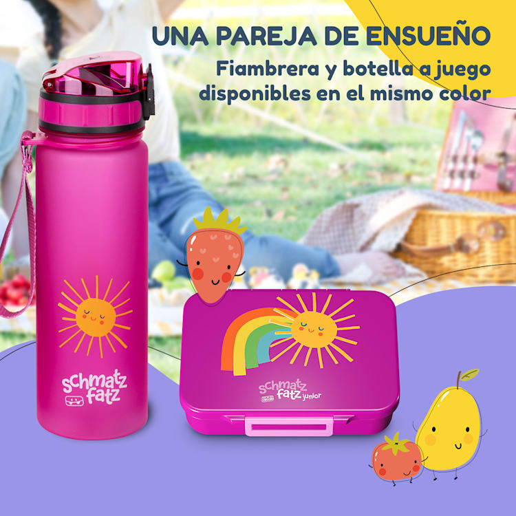 schmatzfatz by Lite Fiambrera 6 compartimentos 20,8 x 4,5 x 15 cm (ancho x alto x fondo) Sin BPA Tritán superligero Purple Sun