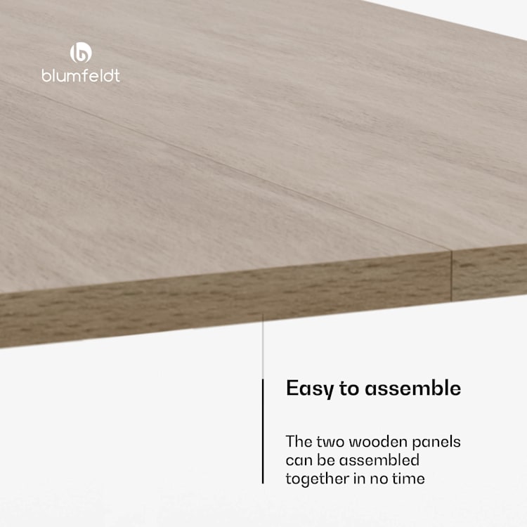 Bearsdon tafelblad 140 x 80 cm voor keuken en eetkamer | Robuust multiplex