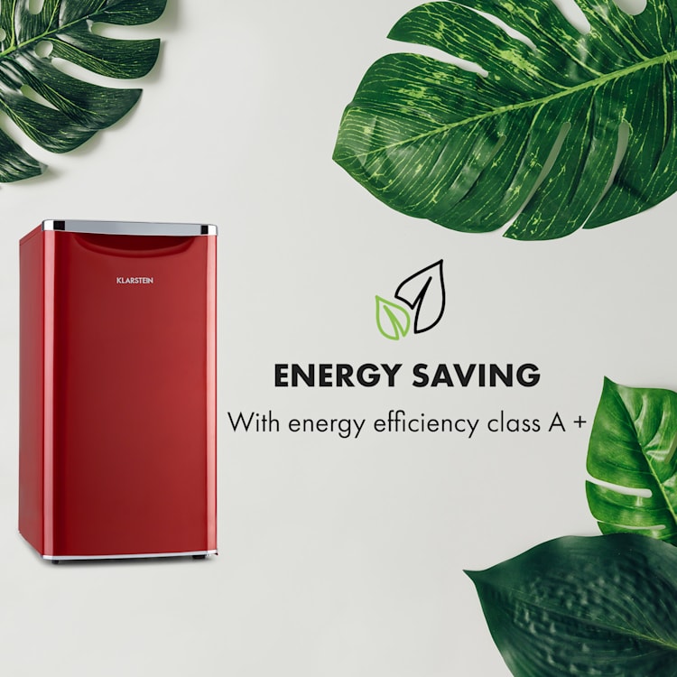 Yummy, hladilnik z zamrzovalnikom, 90 l, 42 dB 92 Ltr | Rdeča