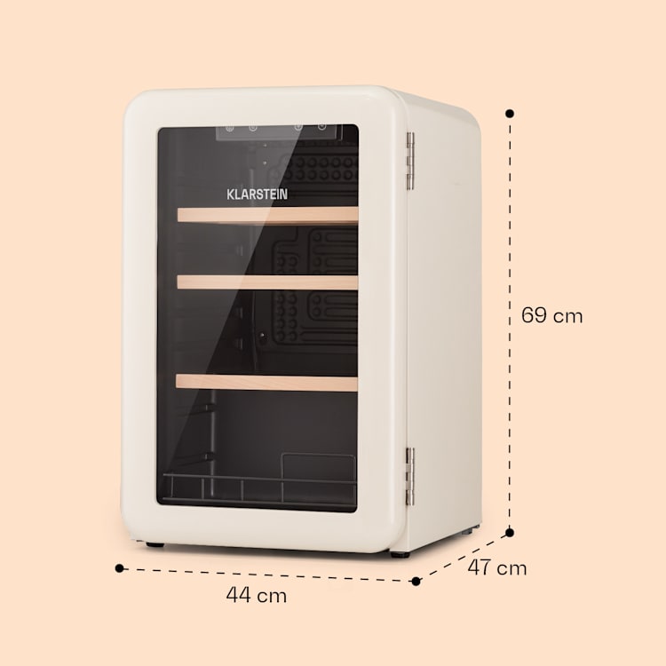 Vinetage 19 réfrigérateur de boissons Réfrigérateur 70 litres 4-22°C Design rétro