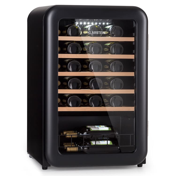 Vinamour 49 Uno wijnkoelkast 110 Ltr / 49 fl. 4-22°C retro