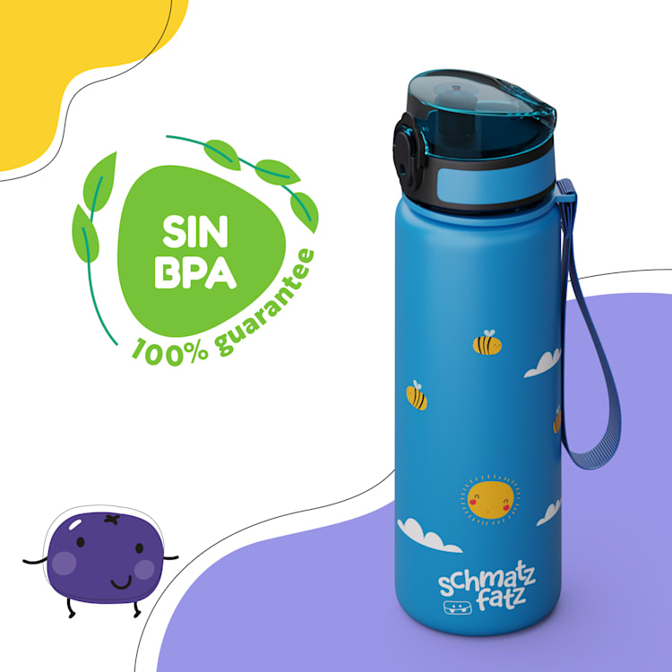 Schmatzfatz Botella cantimplora 500 ml 24 cm Tritan