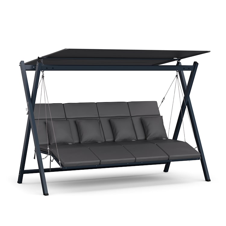 blumfeldt FlexiSwing swing bench 4-seater adjustable steel 4 Seater ...