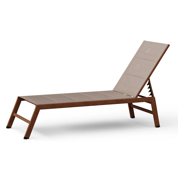 Lounger Renazzo ligstoel 160 kg draagkracht 5-posities waterafstotend gemakkelijk te reinigen