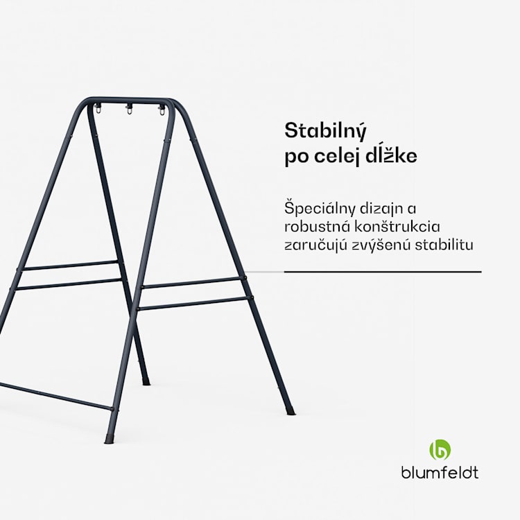SwayStation Balance rám hojdacej siete, odolný proti korózii, odolný proti poveternostným vplyvom, vnútorný/ vonkajší priestor, do 100 Kg