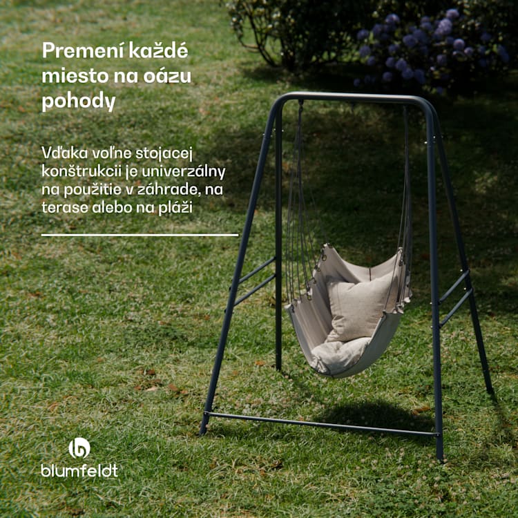 SwayStation Balance rám hojdacej siete, odolný proti korózii, odolný proti poveternostným vplyvom, vnútorný/ vonkajší priestor, do 100 Kg