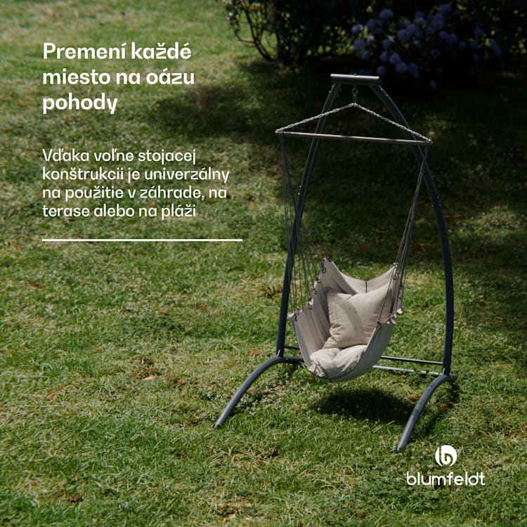 SwayStation Arch rám hojdacej siete, odolný proti korózii, odolný proti poveternostným vplyvom, vnútorný/ vonkajší priestor, do 100 Kg