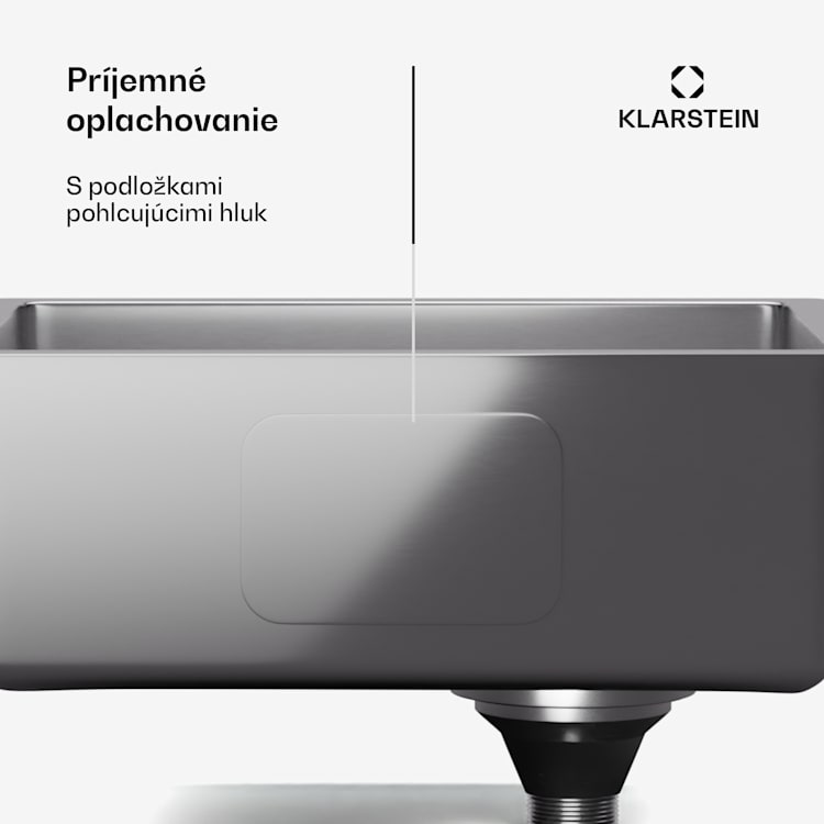 TitanSteel Kuchynský drez 45 x 39 cm (DxŠ) s povrchom odolný voči hrdzi, poškriabaniu a teplu 34 x 40 cm | Nehrdzavejúca oceľ