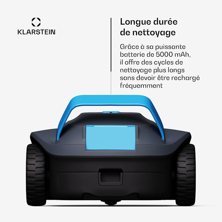 AquaSub zwembadrobot 5000 mAh accu tot 100 m² volautomatisch ingebouwd filtersysteem IPX8