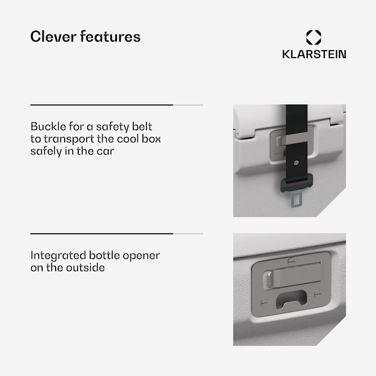 Geleira SwiftFrost 12L | 12 V/230 V | até -20 °C | compressor | 2 níveis de potência | ecrã LED 12 litros | Branco