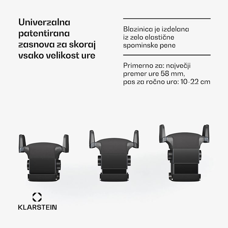 Navijalnik za ure SecureTouch, 6+4 ure, motor Mabuchi, klavirski lak, 41 načinov, ključavnica, LED diode 6 avtomatskih, 4 mehaničnih | Črna