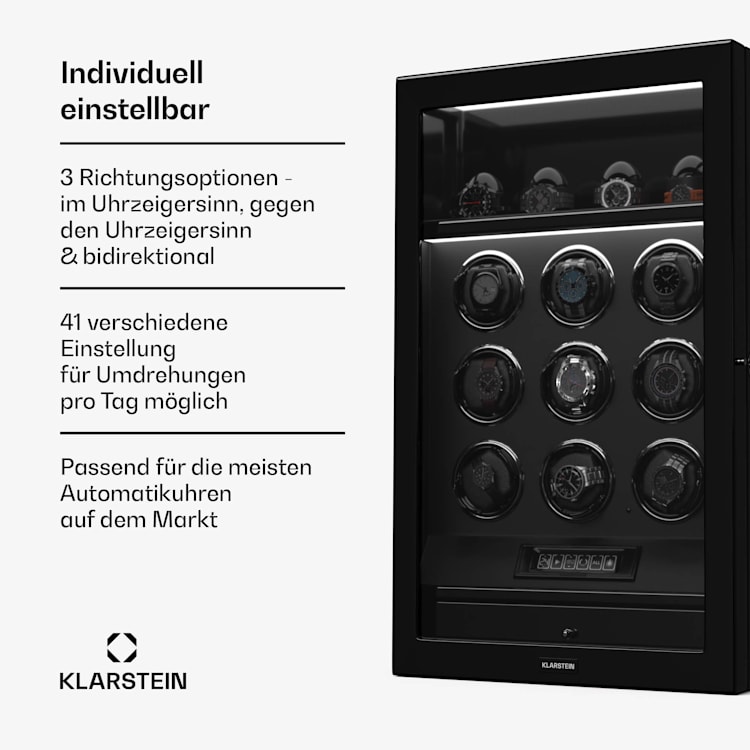 Mechanische Uhren Automatikuhr Aufziehen Uhrenbeweger Klarstein