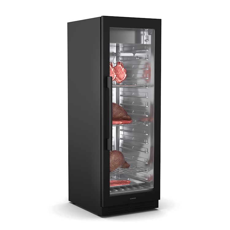 Steakhouse rijpkast | 352 L | antibacterieel | led | touch control | luchtvochtigheidscontrole 352 ltr | Zwart