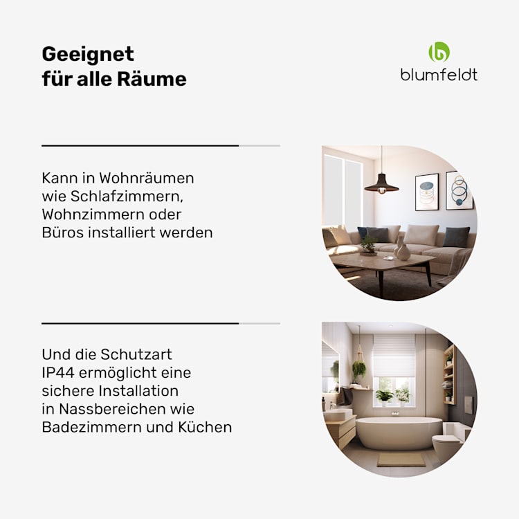 RadiantSmart IR Heater | Infrarotheizung | Erweiterungseinheit | IP44 Erweiterung | 60 x 60 cm | Weiß