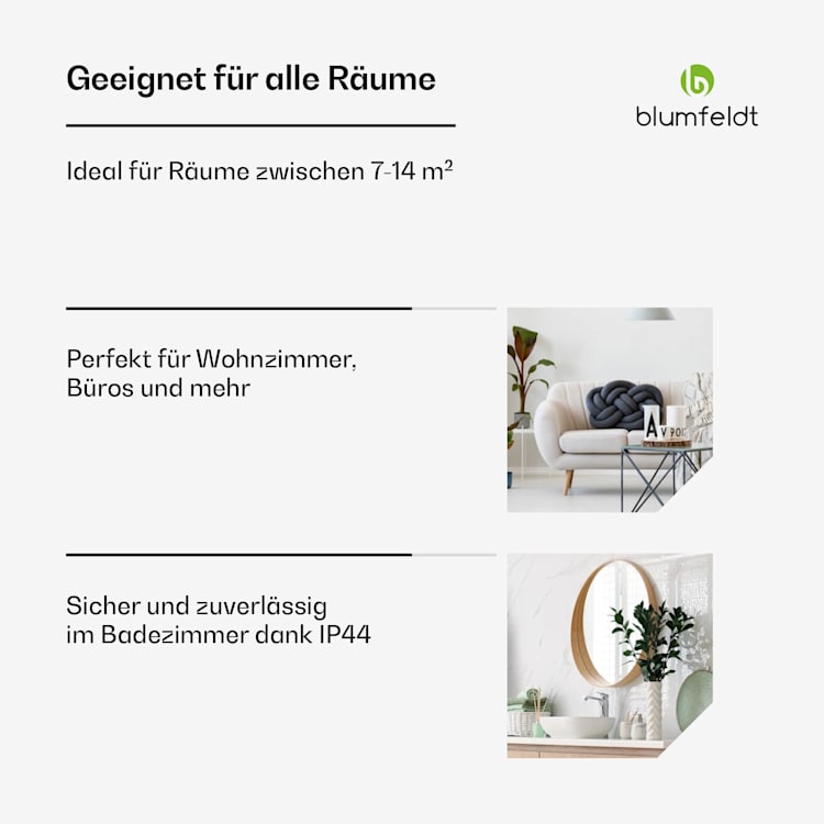 SmartFlow Tower Infrarotheizstrahler | 700W | 360° Wärmeabgabe | WLAN-Steuerung Schwarz